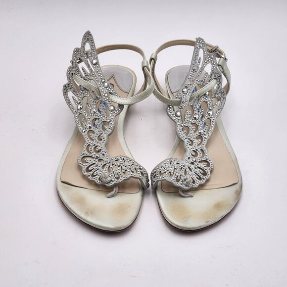 Sophia Webster VHTF Seraphina Crystal Wing Bridal Sandal Size 36 EU - Picture 2 of 8